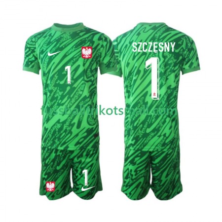 Fußballtrikots Polen Szczesny 1 Torwart Kinder 2024 Kurzarm 3rd trikot kaufen